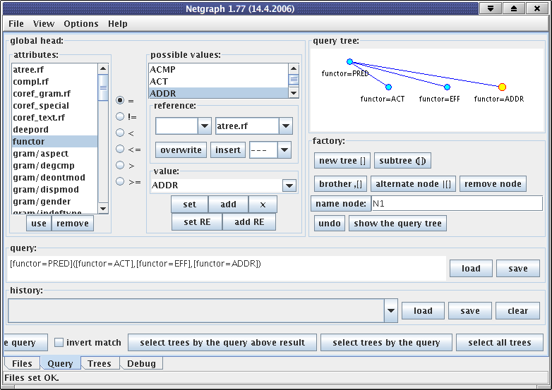 Creating a query in Netgraph