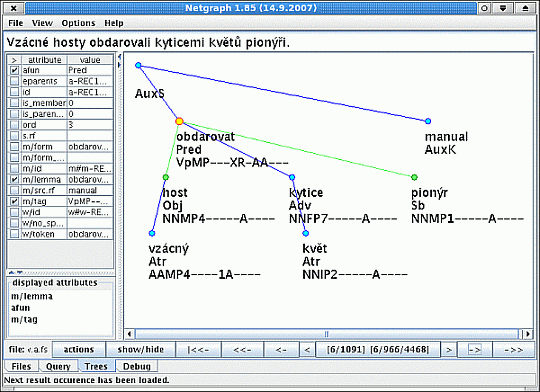 Netgraph: Query result