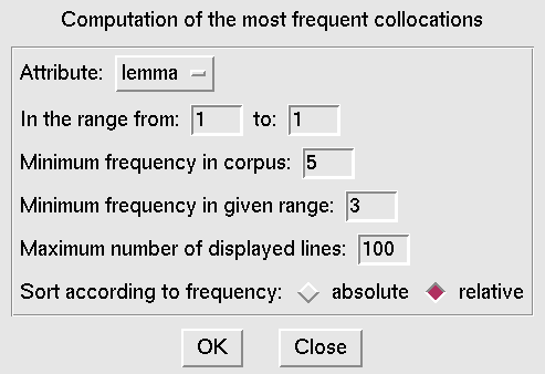 Bonito: Collocations